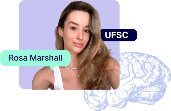 Rosa Marshall, aprovada na UFSC